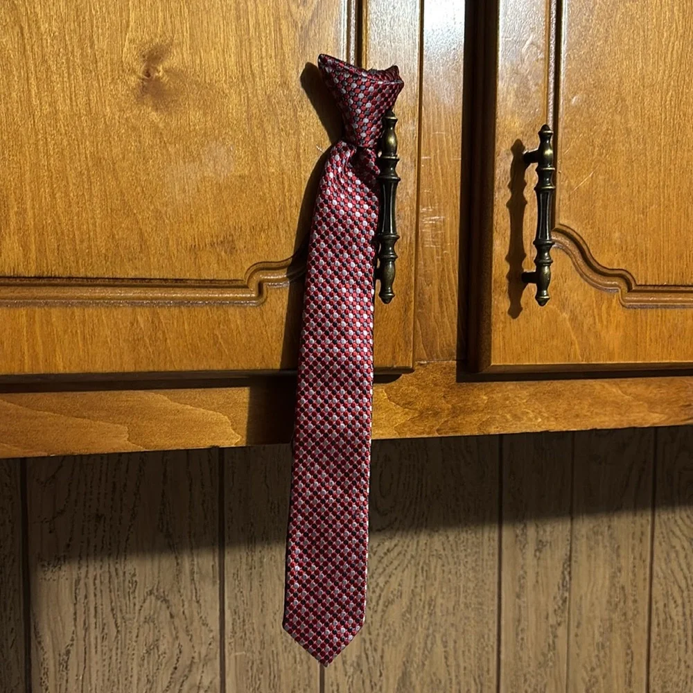 DOCKERS BOYS CLIP ON TIE 14”X2”